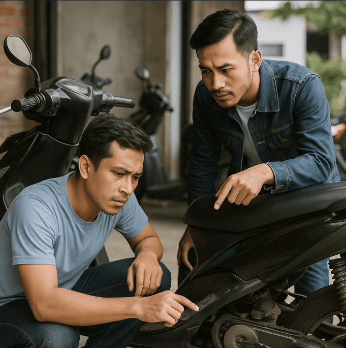 cek kesehatan motor seken