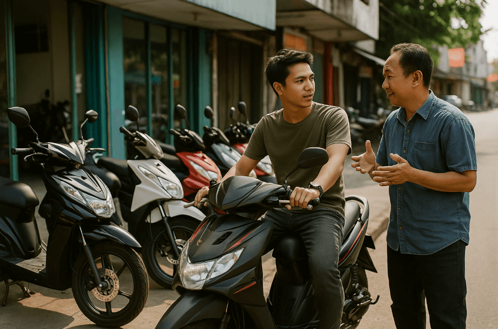 jual motor matic murah