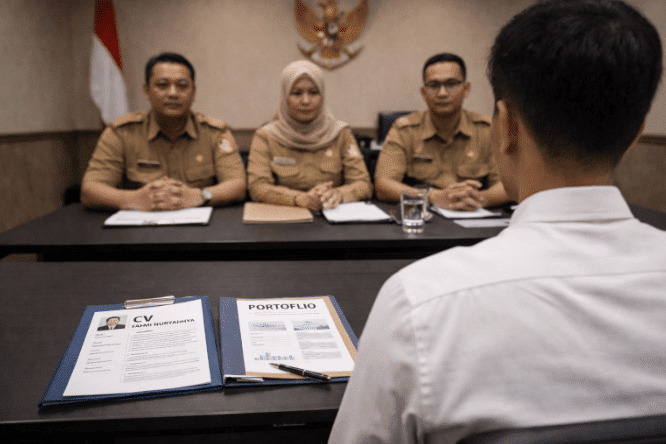 A group of professionals discussing at a table