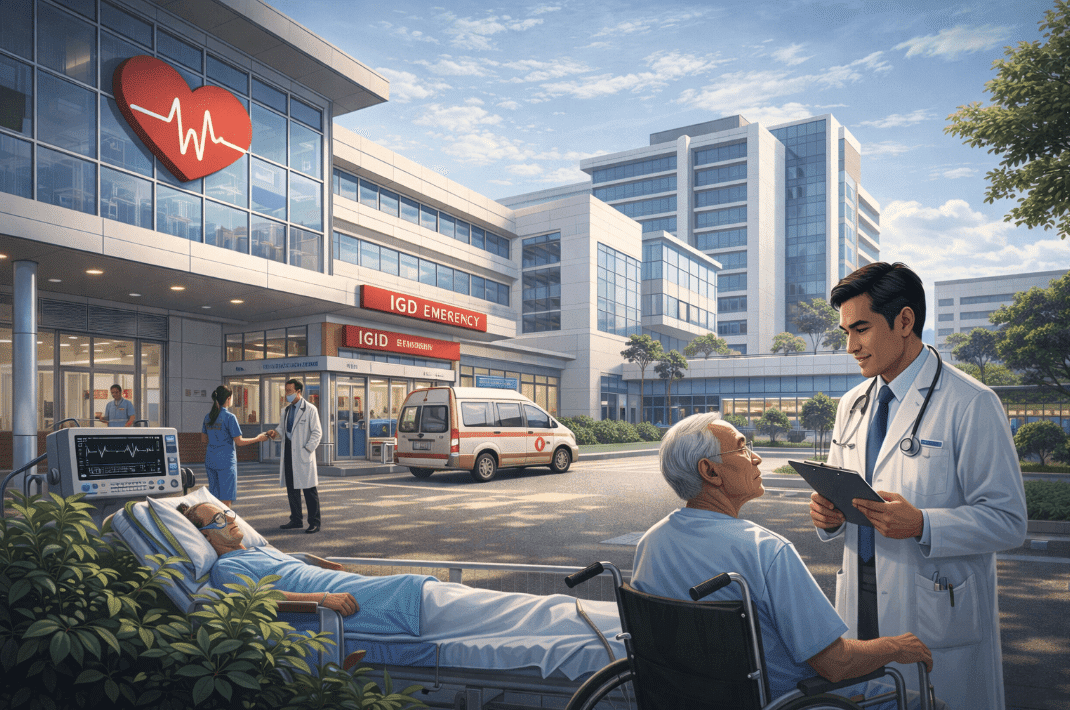 Man in wheelchair consulting with doctor