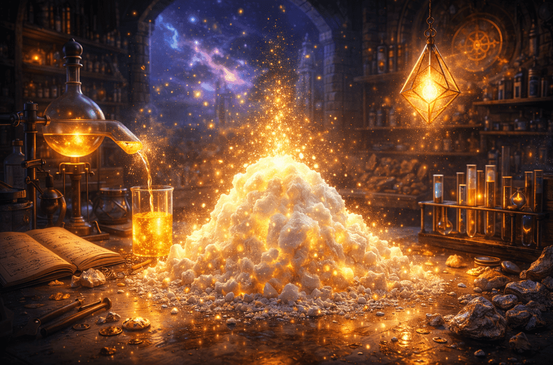 Pile of snow on table beside book