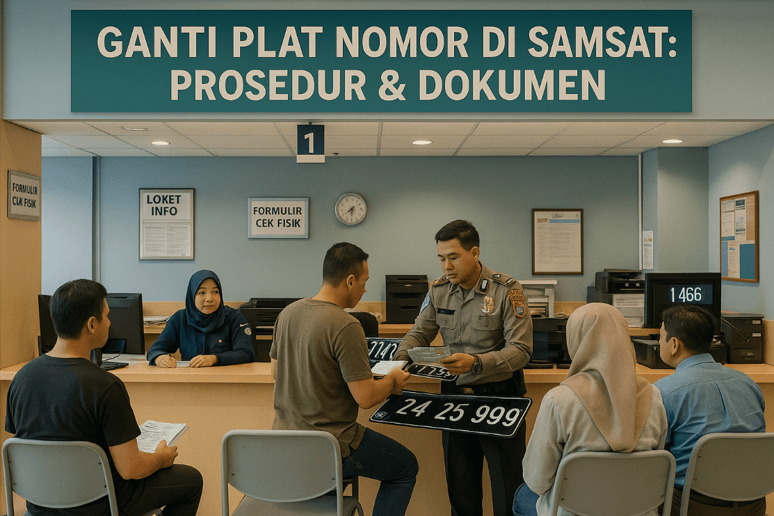 apakah melanggar jika modif plat nomor