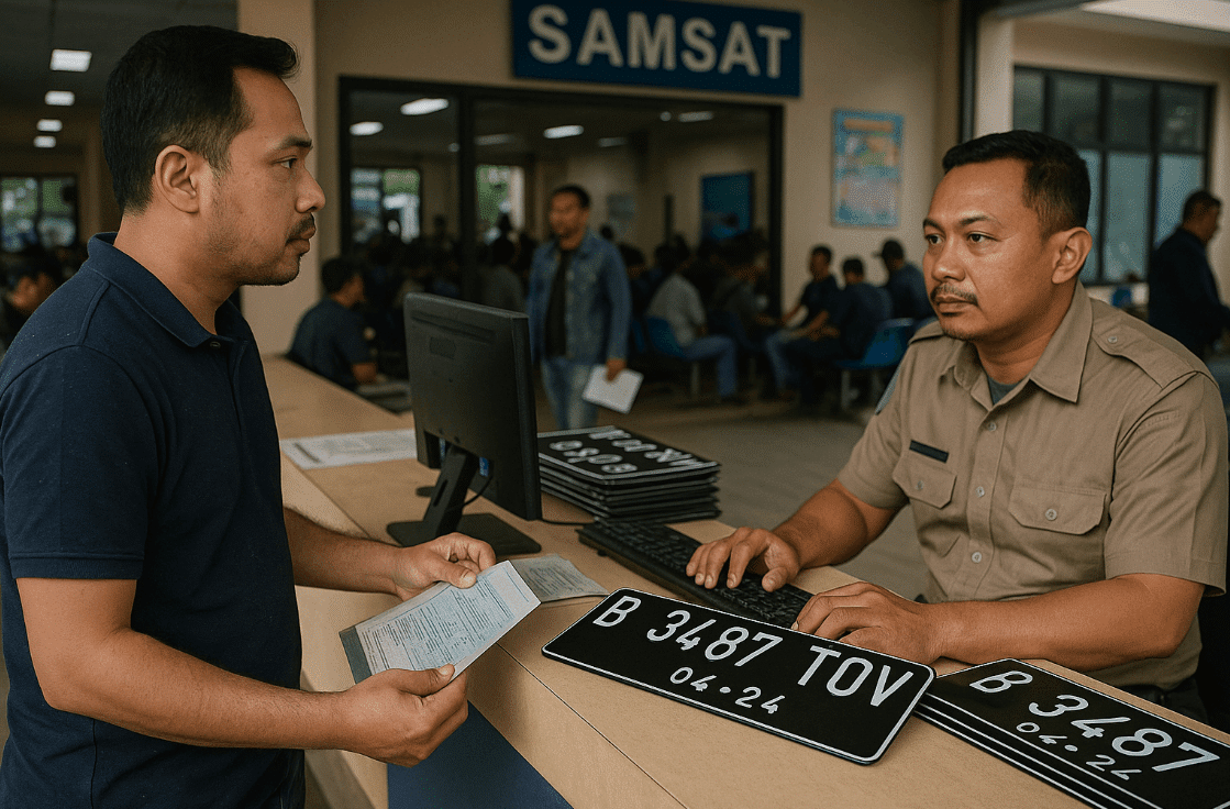 pahami ini untuk ganti plat nomor di samsat