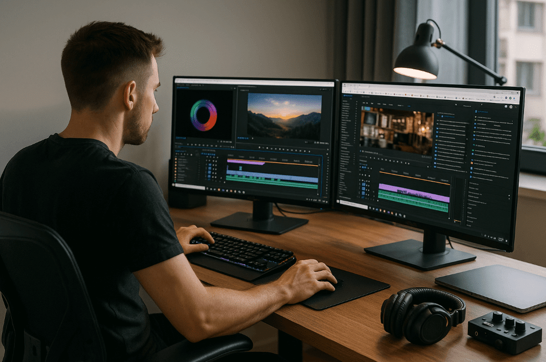Setup laptop terbaik untuk video editing dan browsing secara bersamaan