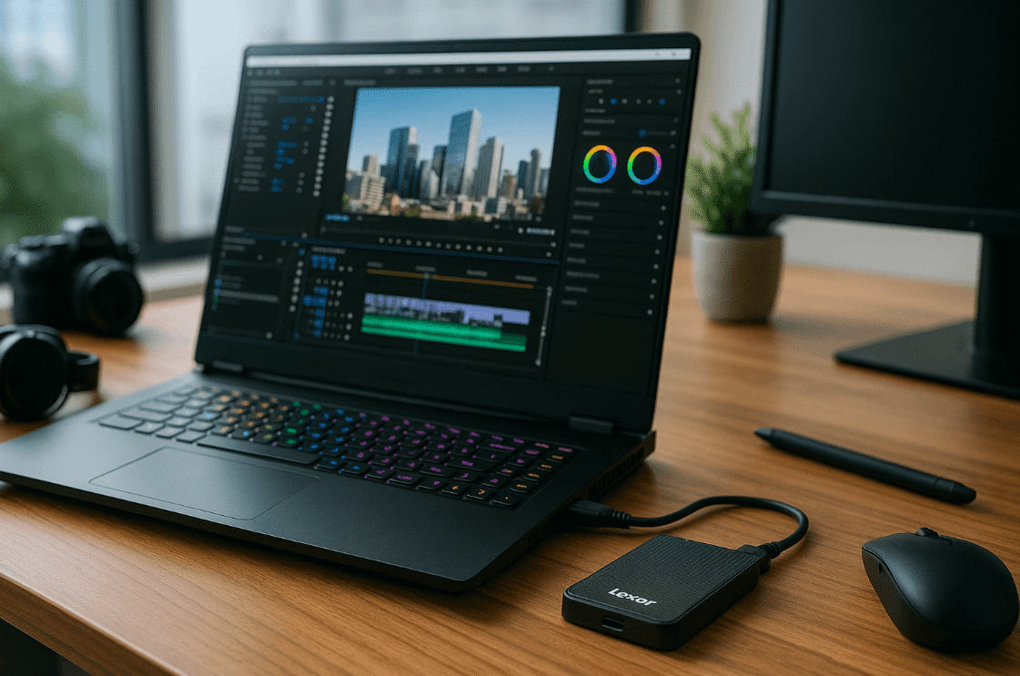 laptop yang dipakai untuk editing