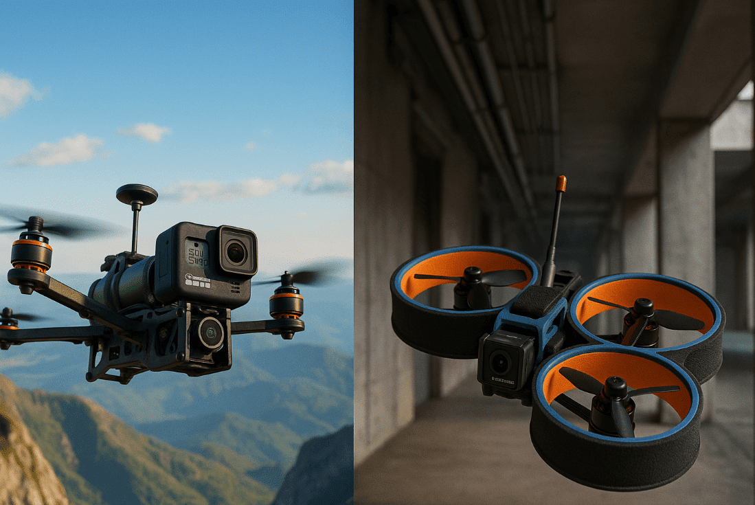 perbedaan drone long-range vs cinewhoop