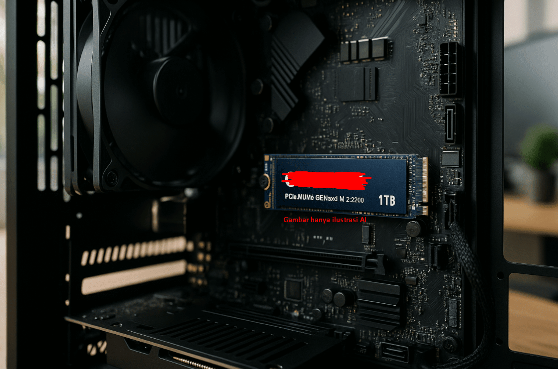 SSD Nvme di Motherboard PC