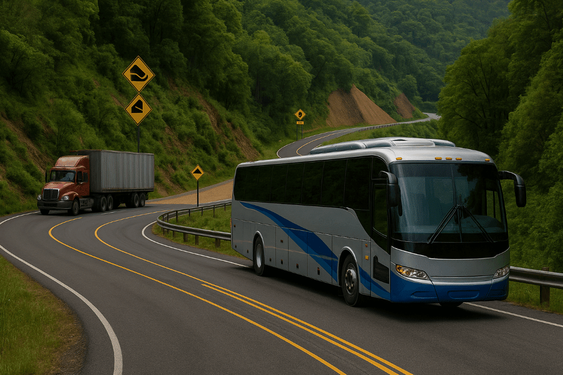 bus di tanjakan bayeman