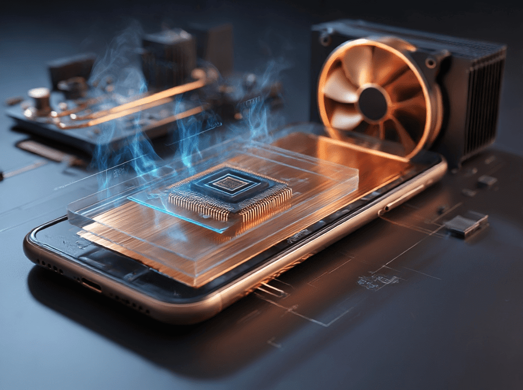 ilustrasi copper sheet di hp android