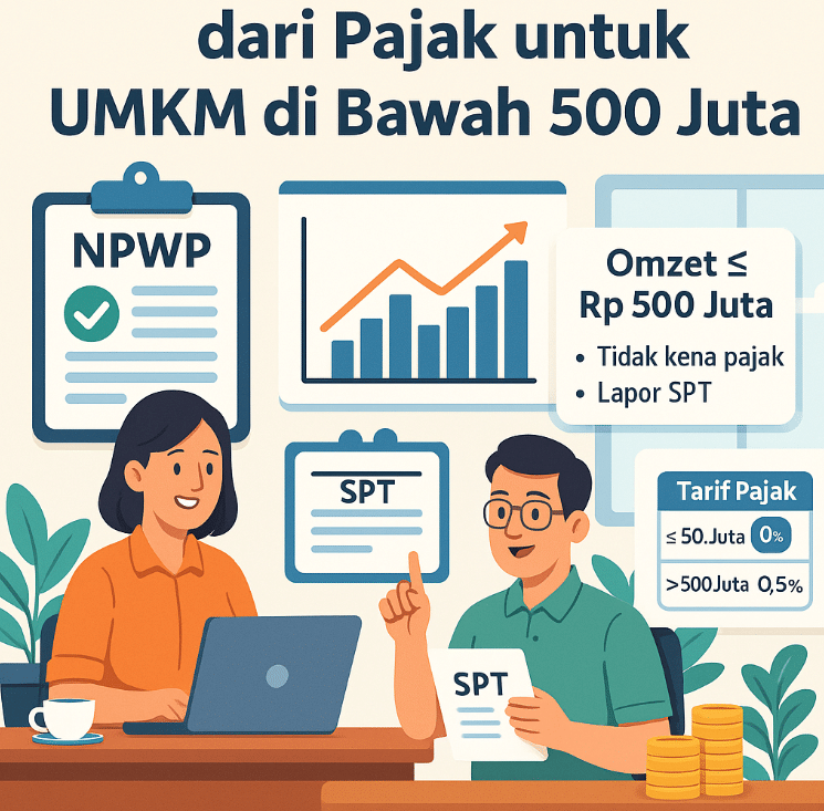 ilustrasi pajak umkm dibawah 500 jeti