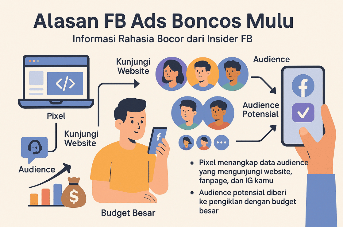 ilustrasi sebab fb ads boncos mulu