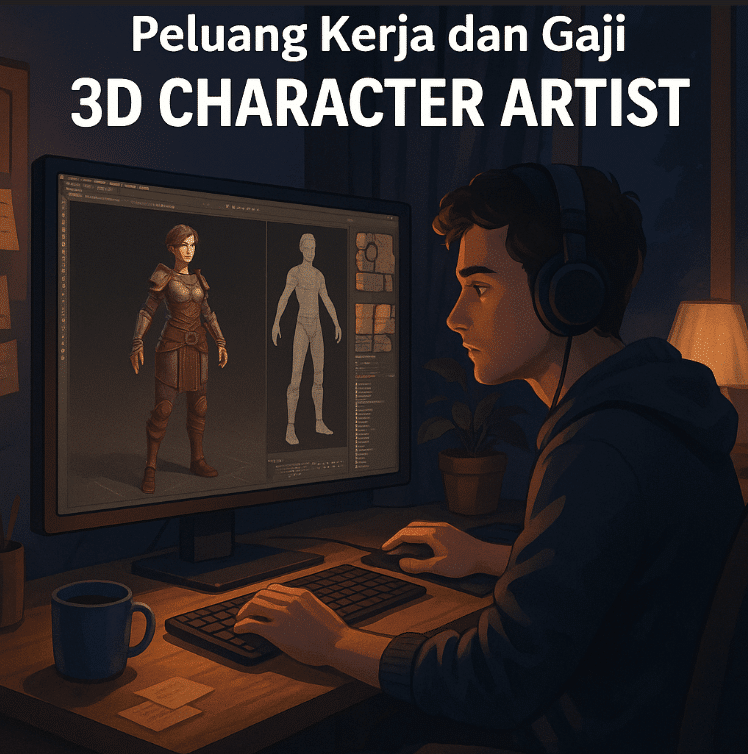 ilustrator 3d karakter artist