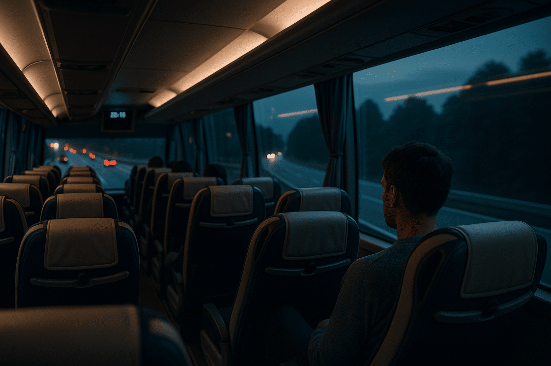 naik bus antar provinsi