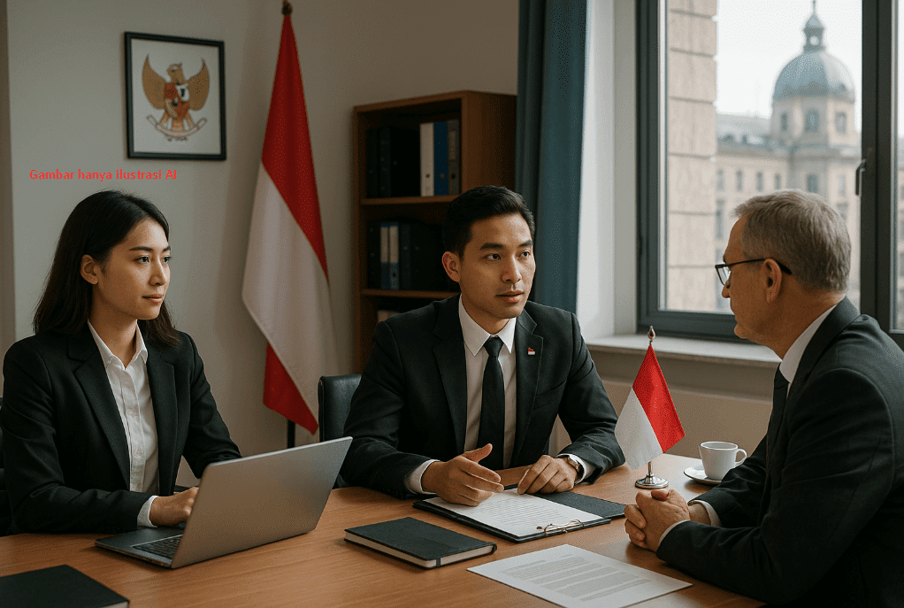 pemuda konsultan diplomat indonesia di luar negeri