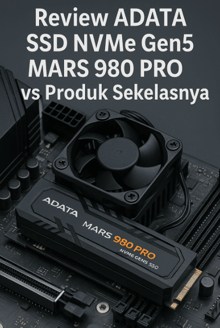 review adata ssd nvme gen5 mars 980 pro