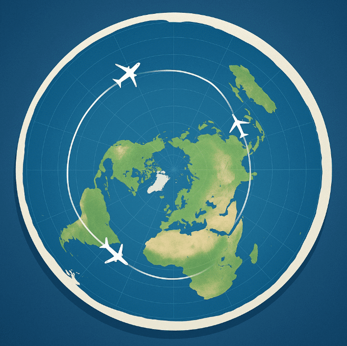 flat earth dan bumi bulat