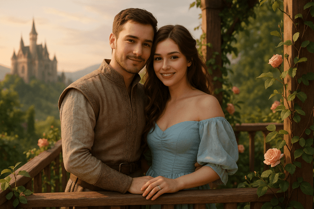 foto prewedding dengan AI