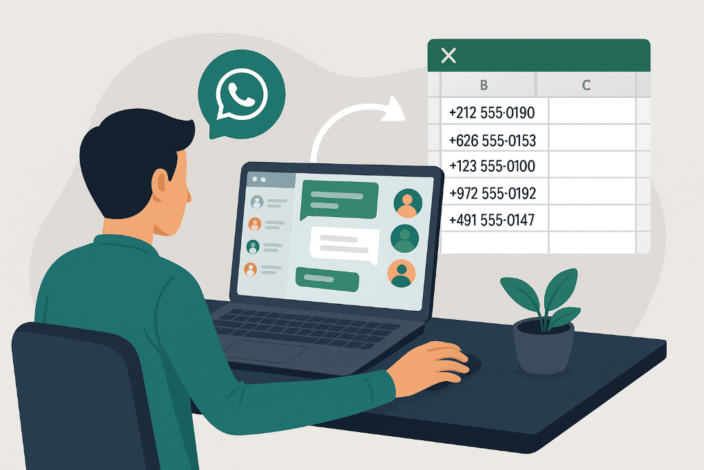 operator scrape wa kontak to excel
