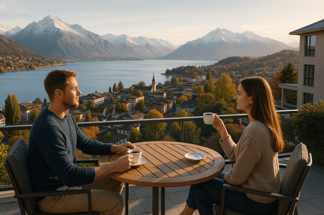PASANGAN BERLIBUR KE SWISS