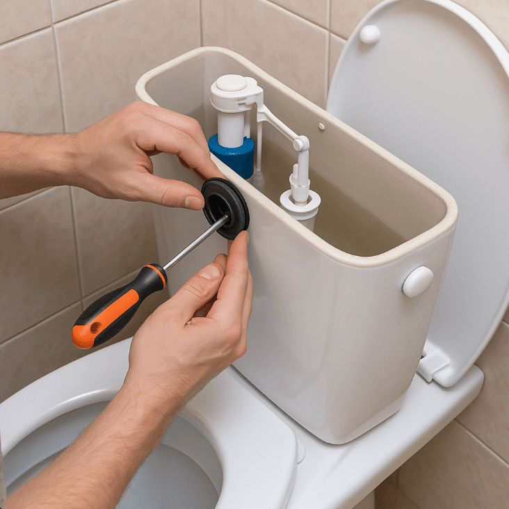 servis toilet rusak