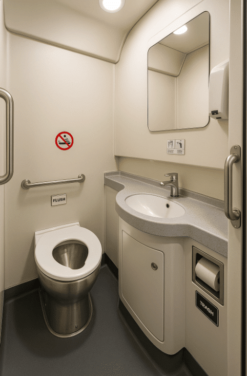 toilet kereta api mewah