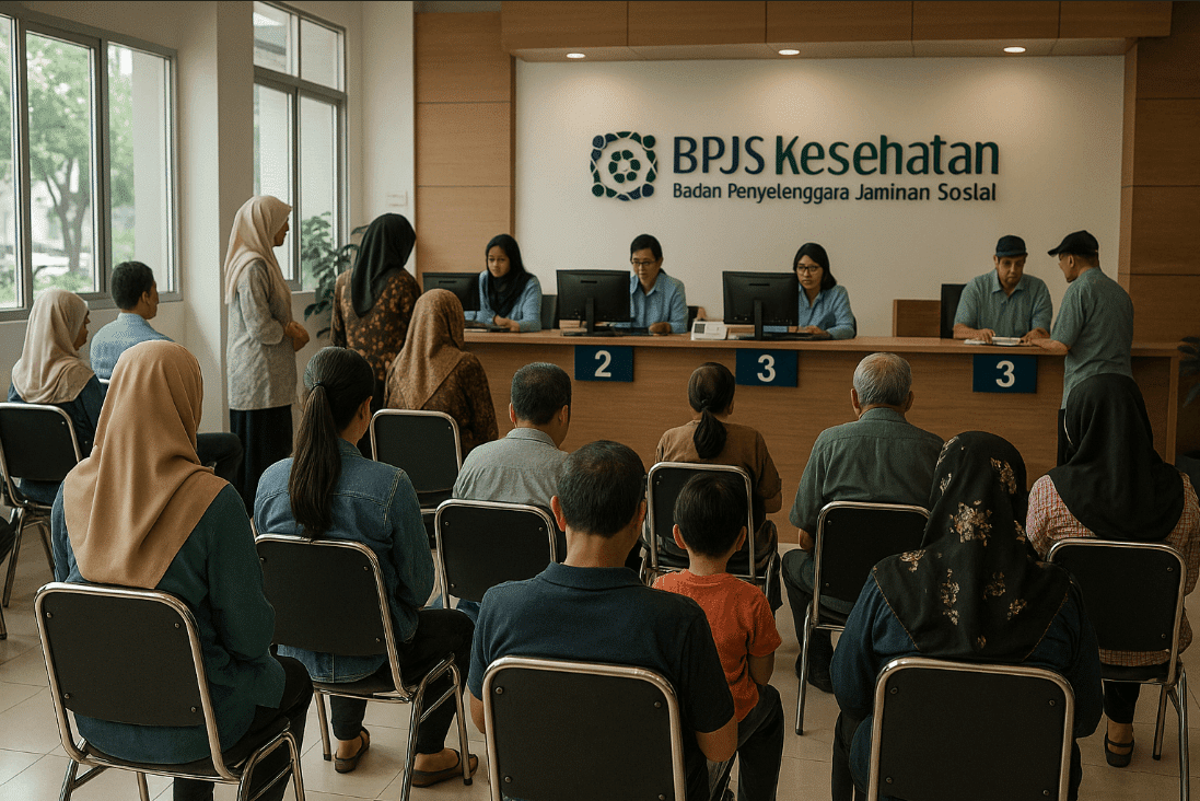 People sitting in a health office meeting