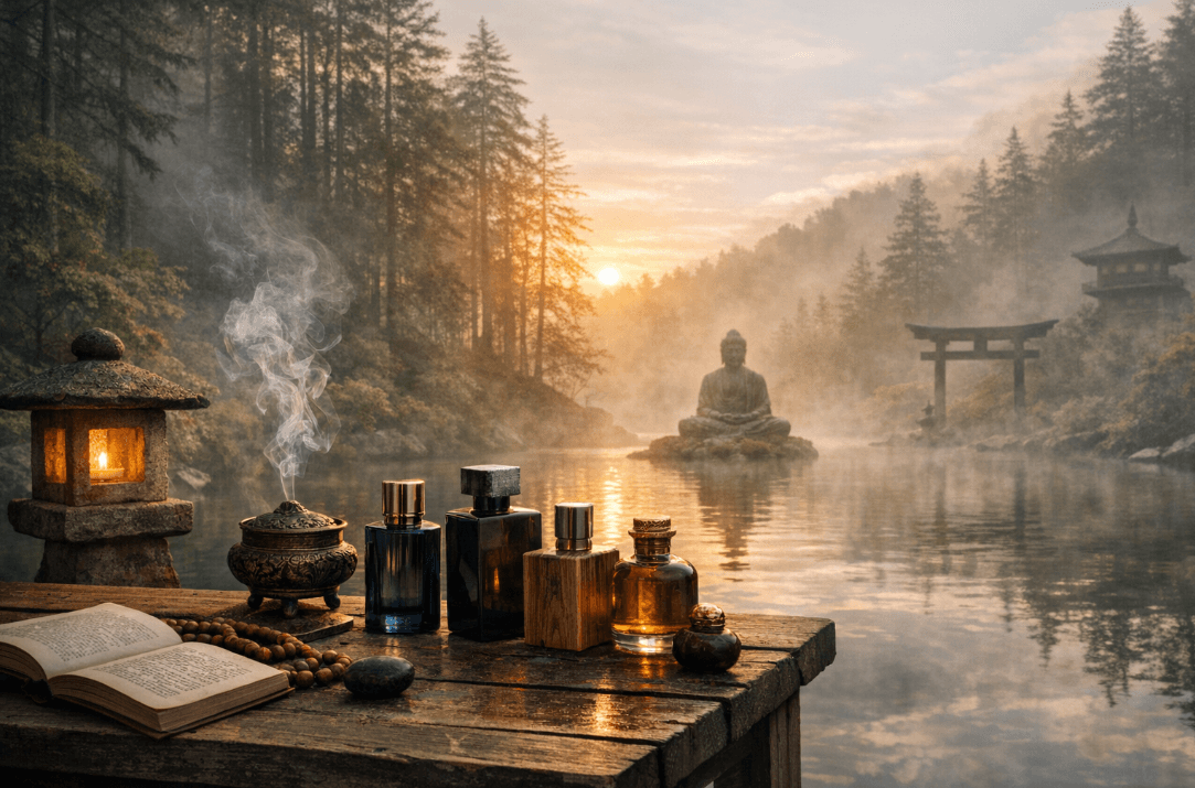 A serene individual reflecting by the waterfront