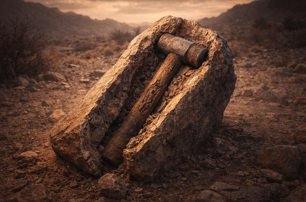 Hammer 400 juta tahun menancap